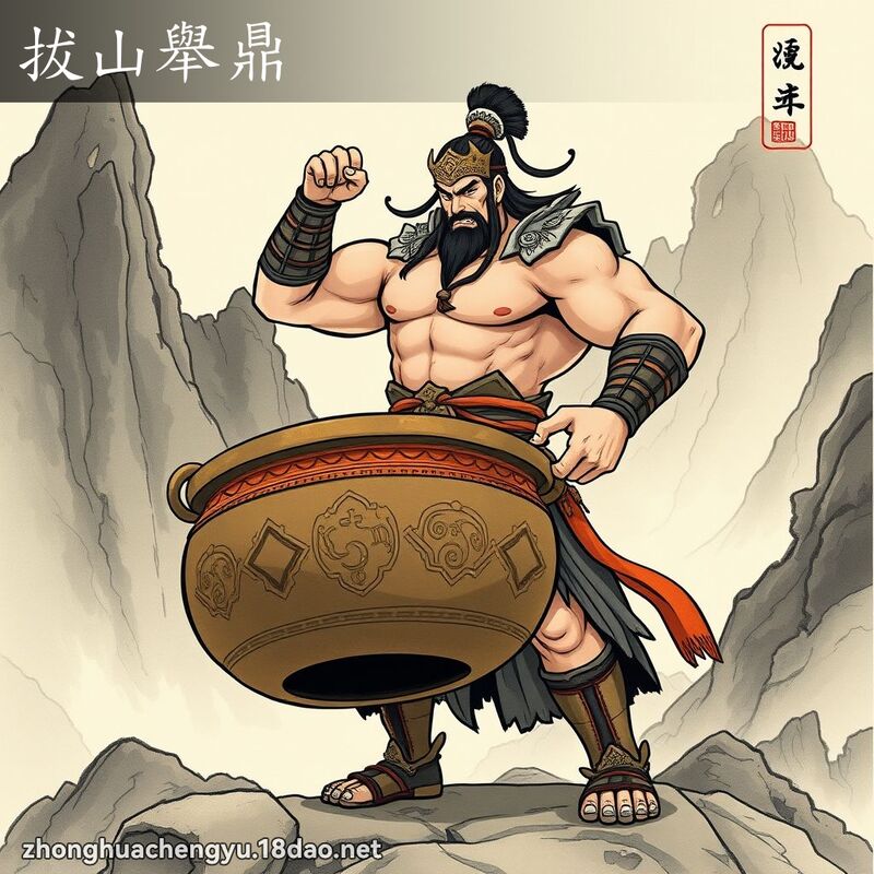 拔山举鼎 配图