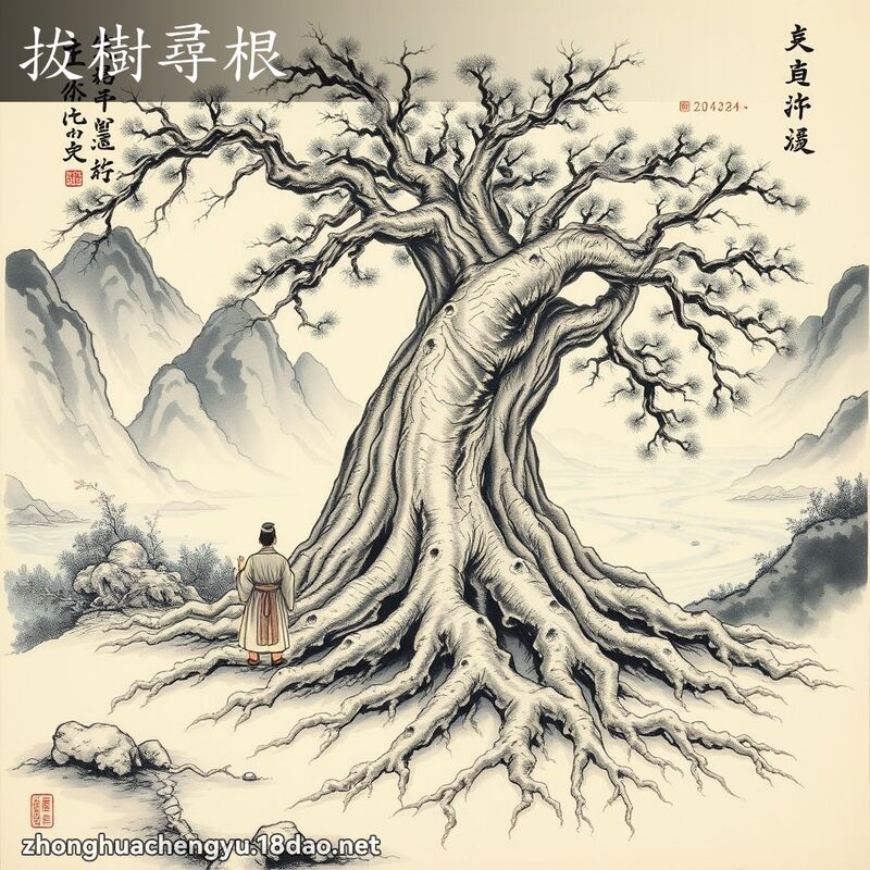 拔树寻根 配图