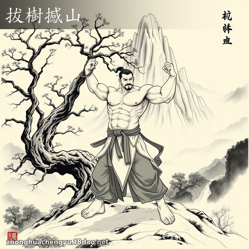 拔树撼山 配图