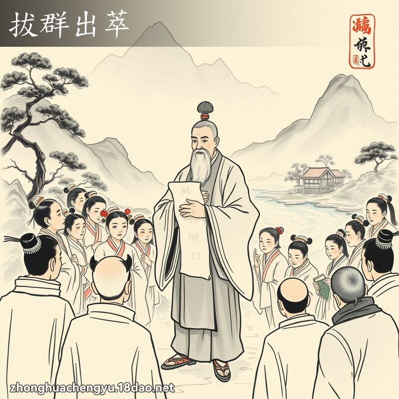 拔群出萃 配图