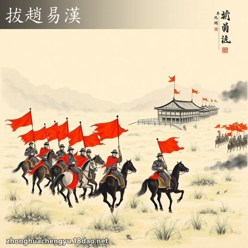 拔赵易汉 配图