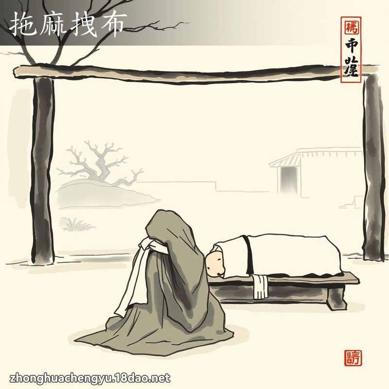 拖麻拽布 配图