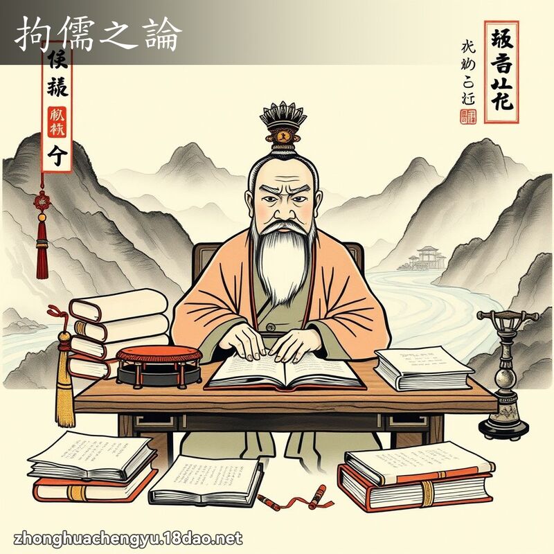 拘儒之论 配图