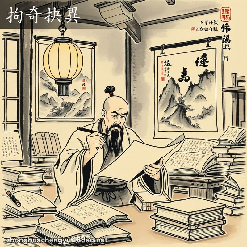 拘奇抉异 配图