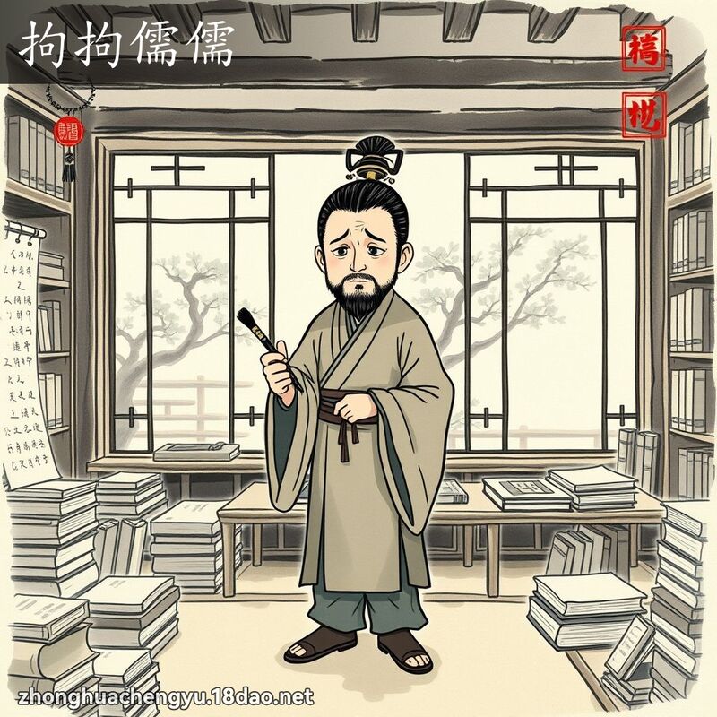 拘拘儒儒 配图