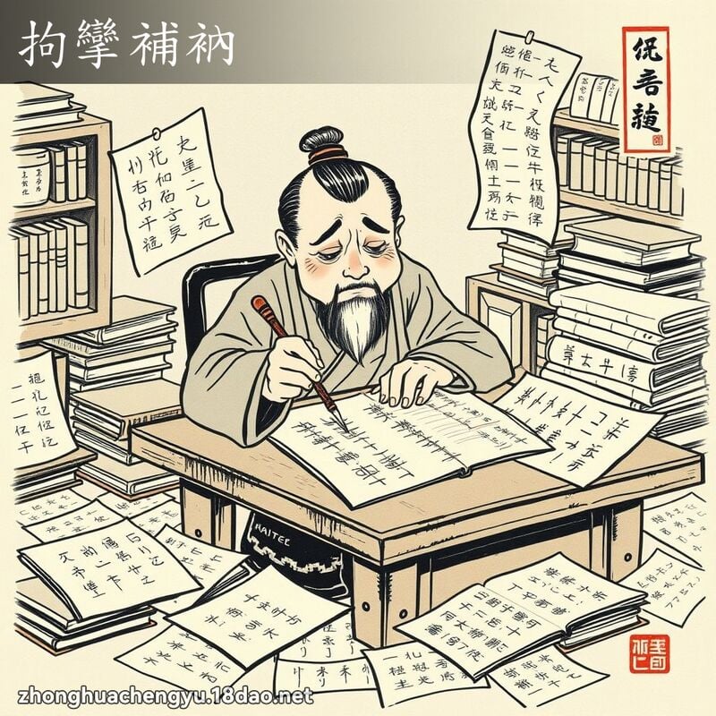 拘挛补衲 配图