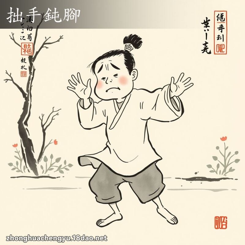 拙手钝脚 配图