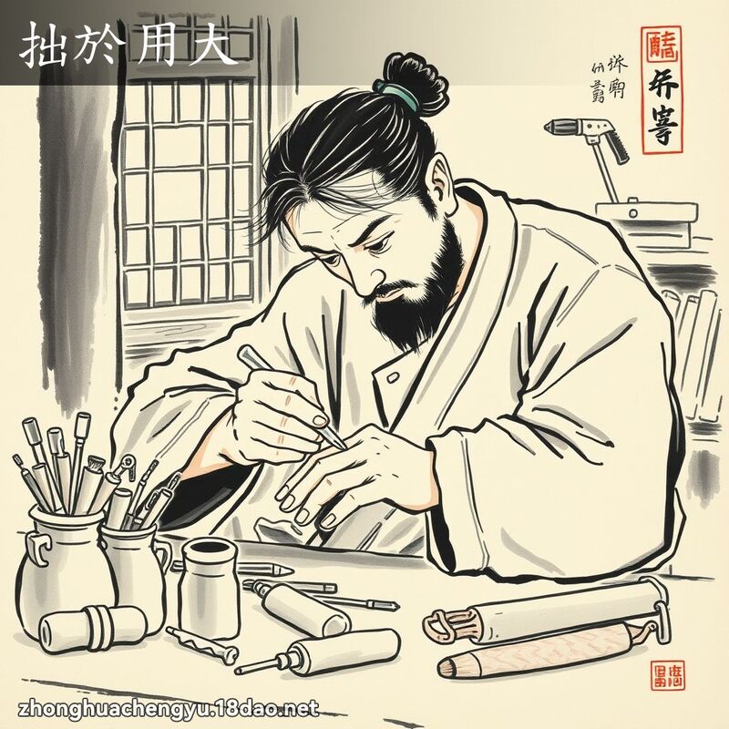 拙於用大 配图