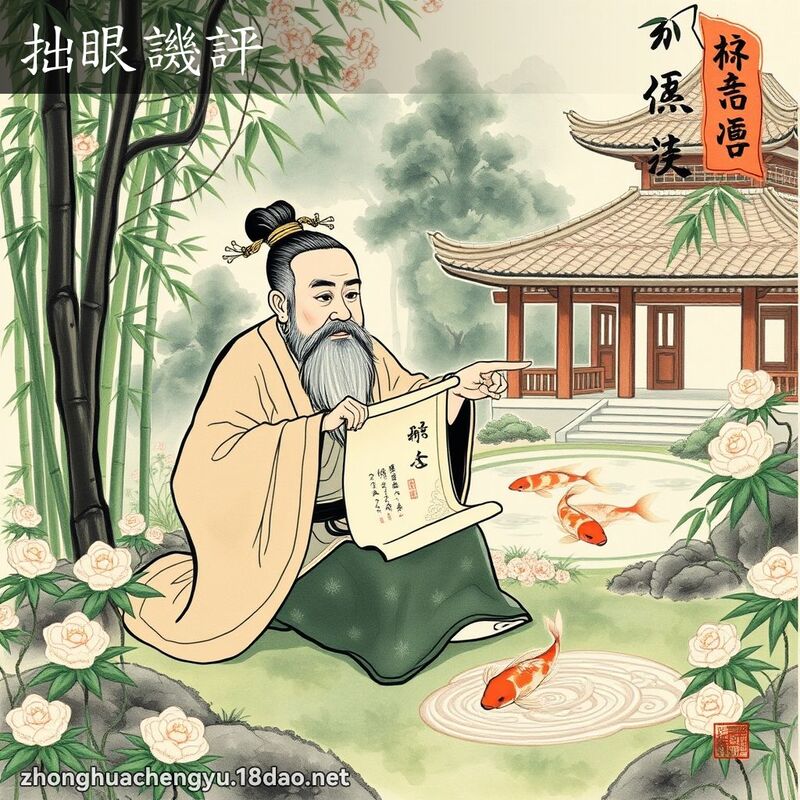 拙眼讥评 配图