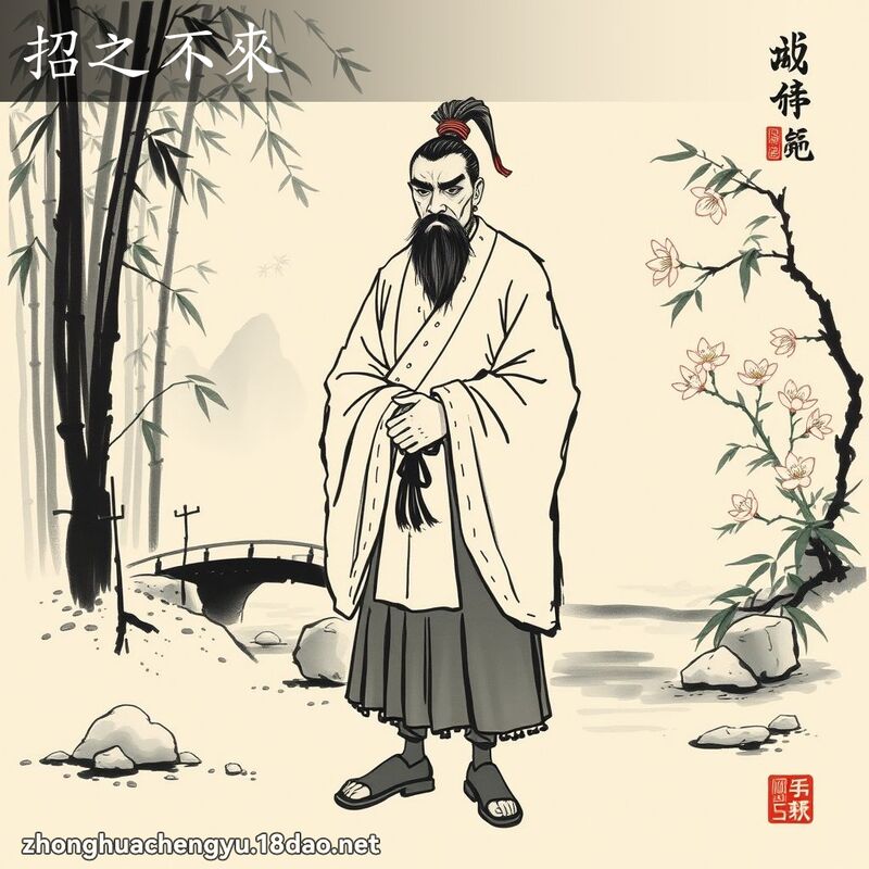 招之不来 配图