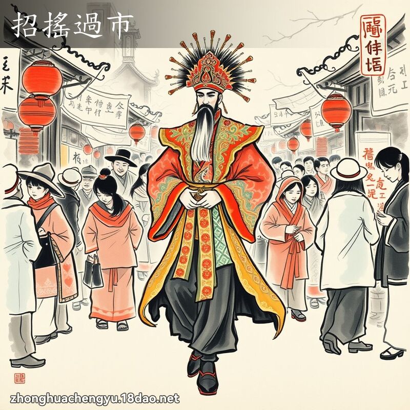 招摇过市 配图