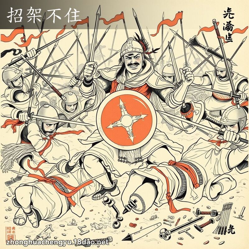 招架不住 配图