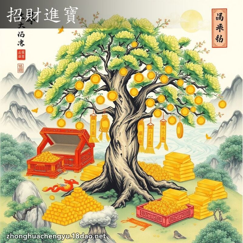 招財進寶 配图
