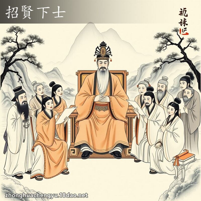 招賢下士 配图