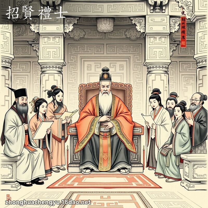招賢禮士 配图