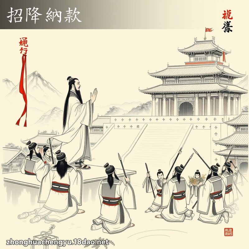 招降納款 配图