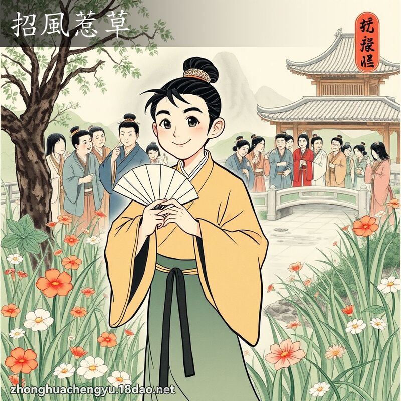 招風惹草 配图