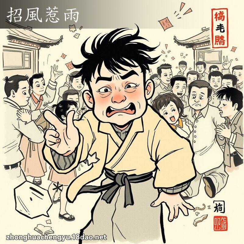 招風惹雨 配图