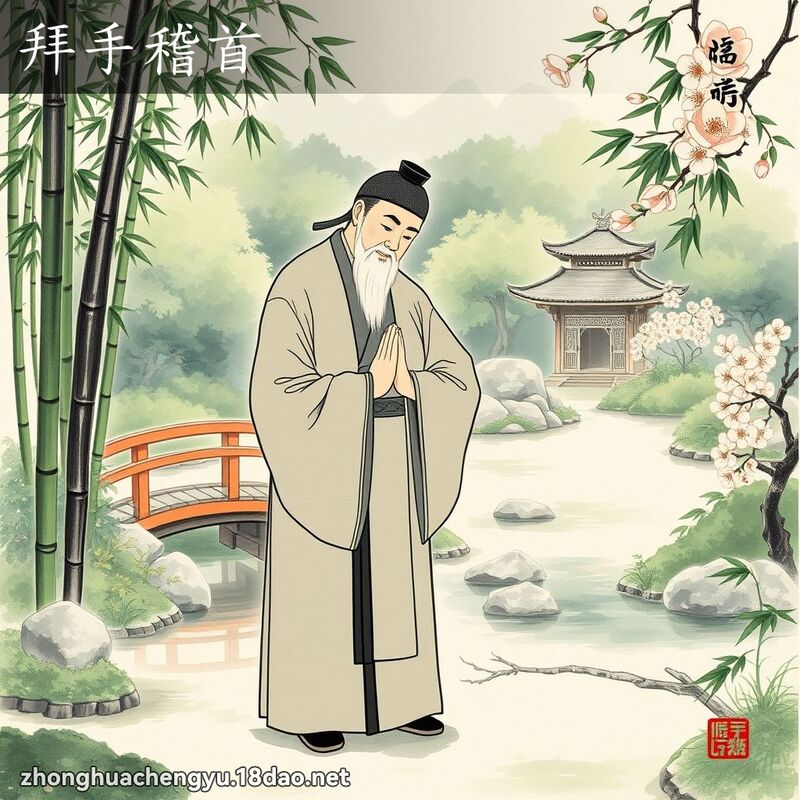 拜手稽首 配图