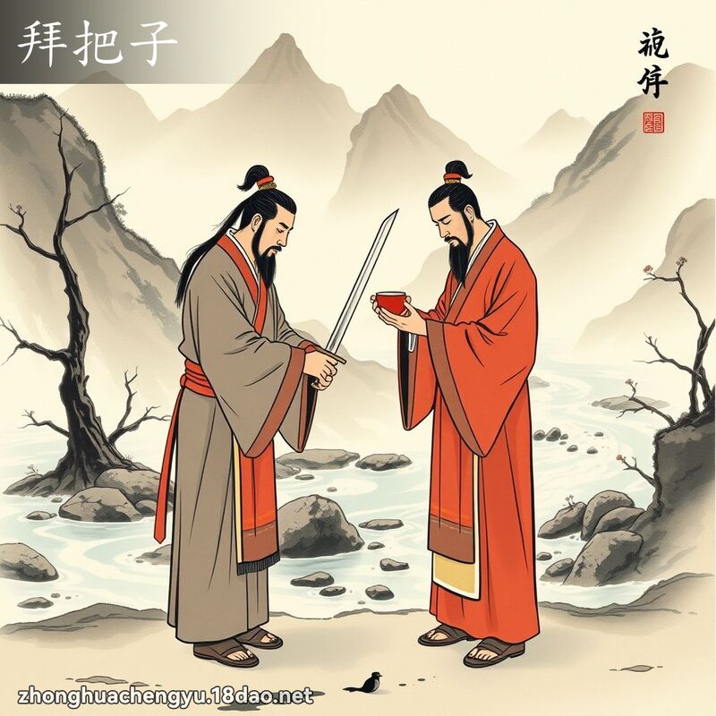 拜把子 配图