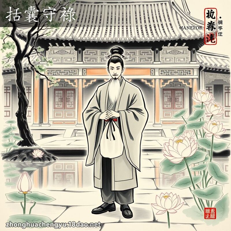 括囊守祿 配图