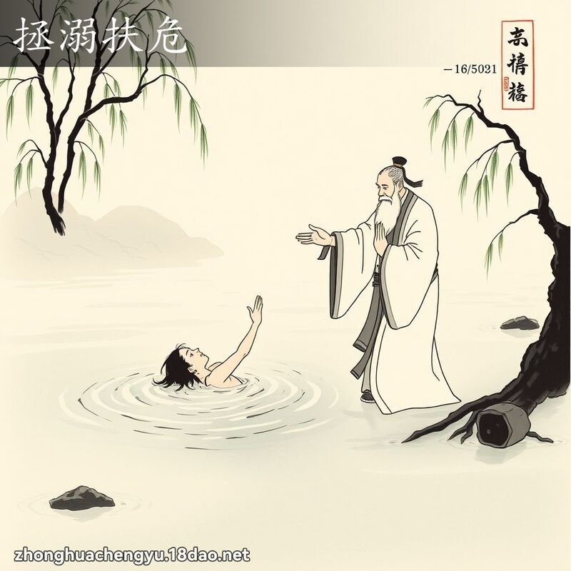 拯溺扶危 配图