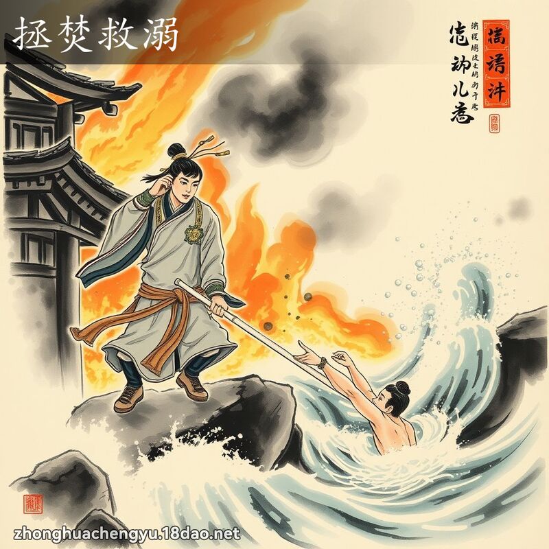 拯焚救溺 配图
