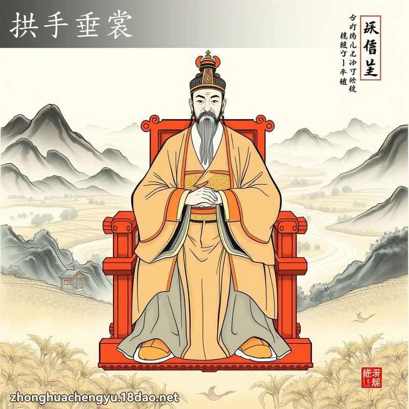 拱手垂裳 配图