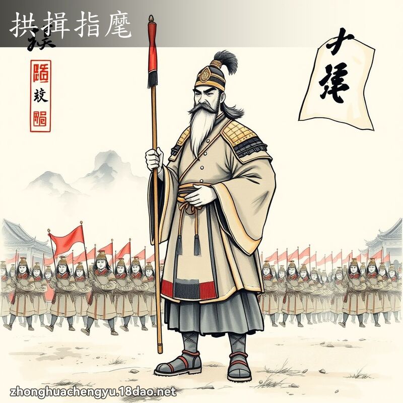 拱揖指麾 配图