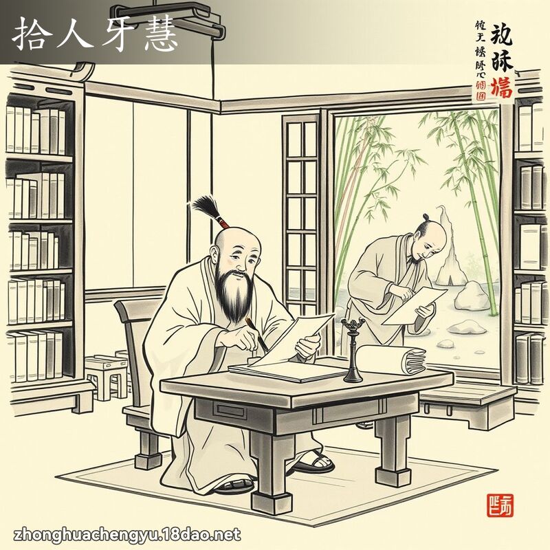 拾人牙慧 配图