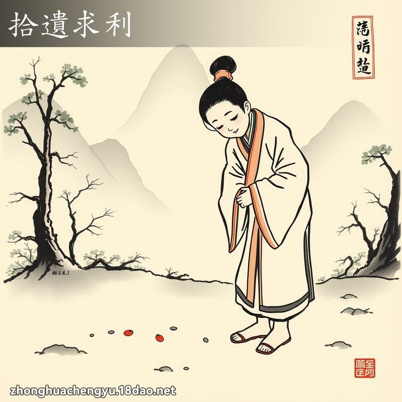 拾遺求利 配图