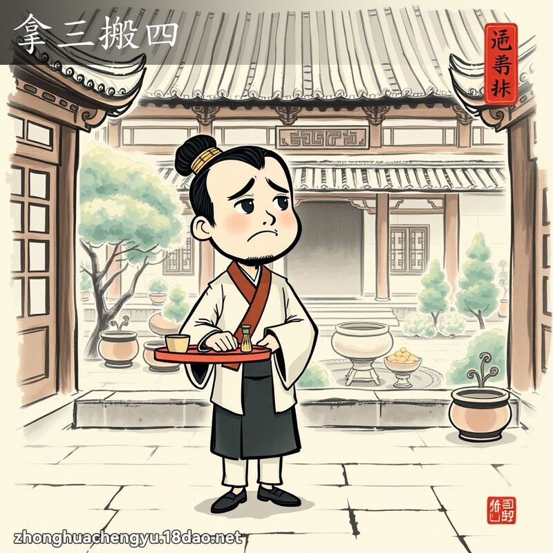 拿三搬四 配图