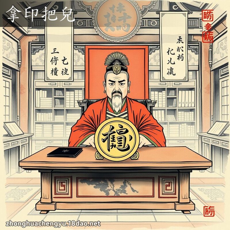 拿印把兒 配图