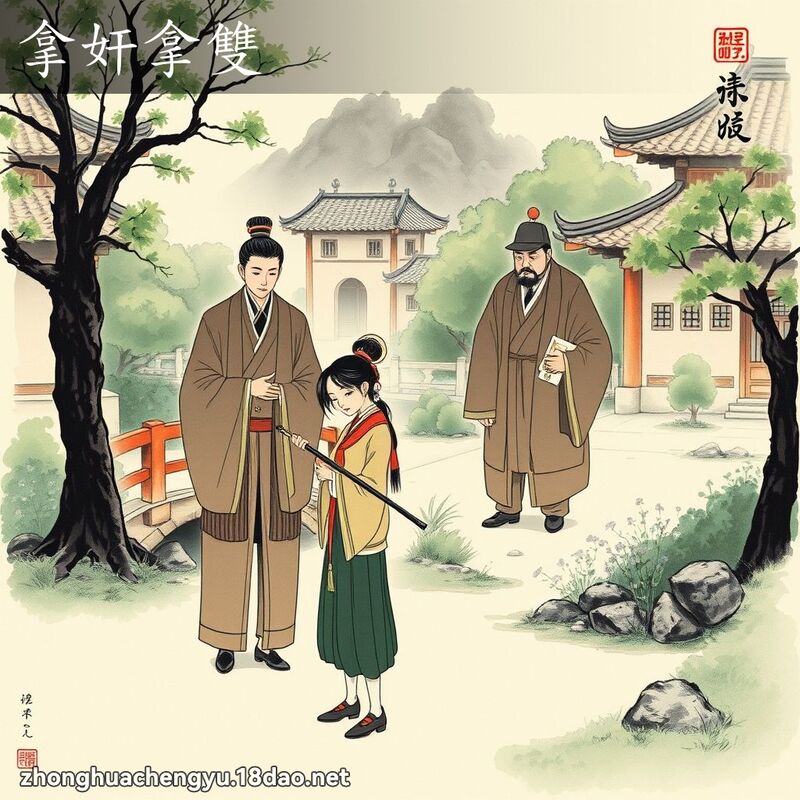 拿奸拿雙 配图