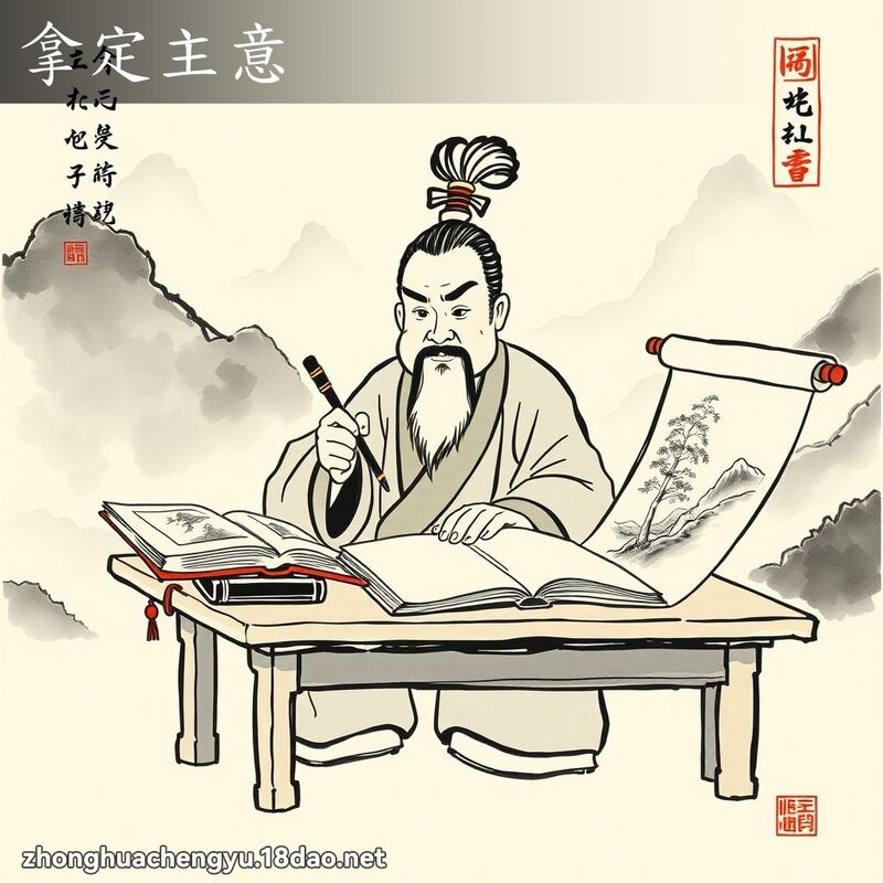 拿定主意 配图