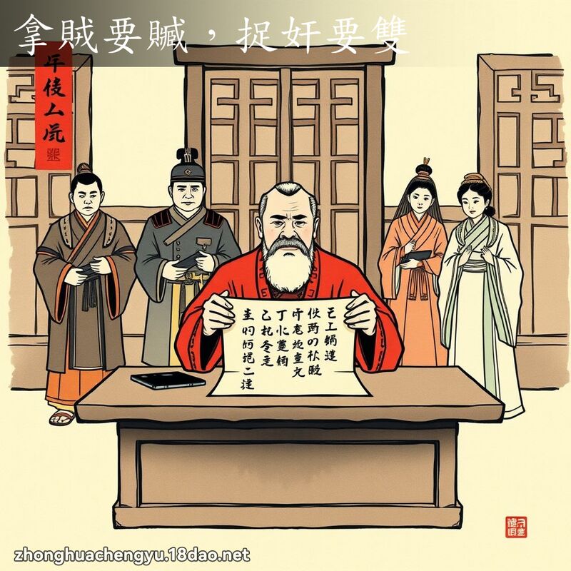 拿賊要贓,捉奸要雙 配图