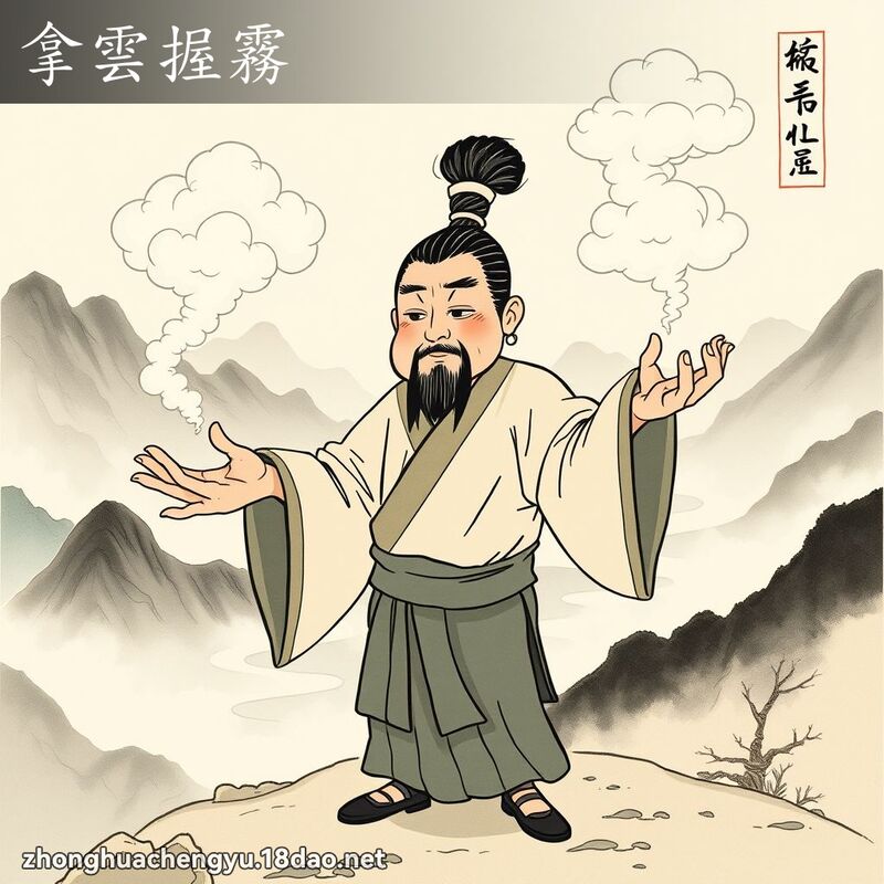 拿雲握霧 配图