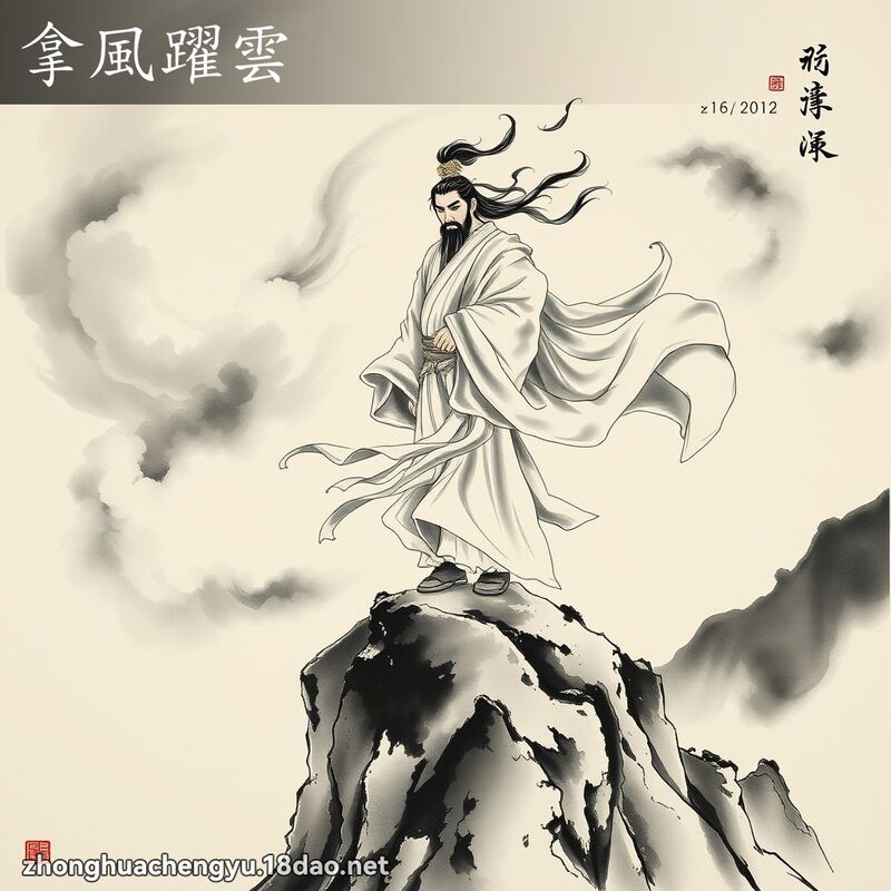拿風躍雲 配图