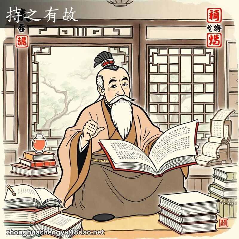 持之有故 配图