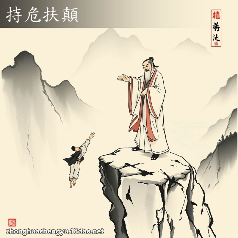 持危扶顛 配图