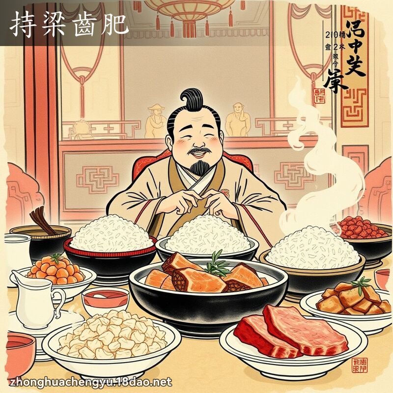 持梁齒肥 配图