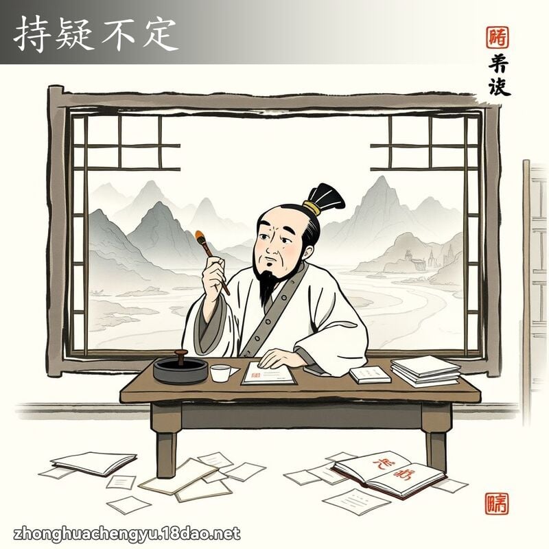 持疑不定 配图