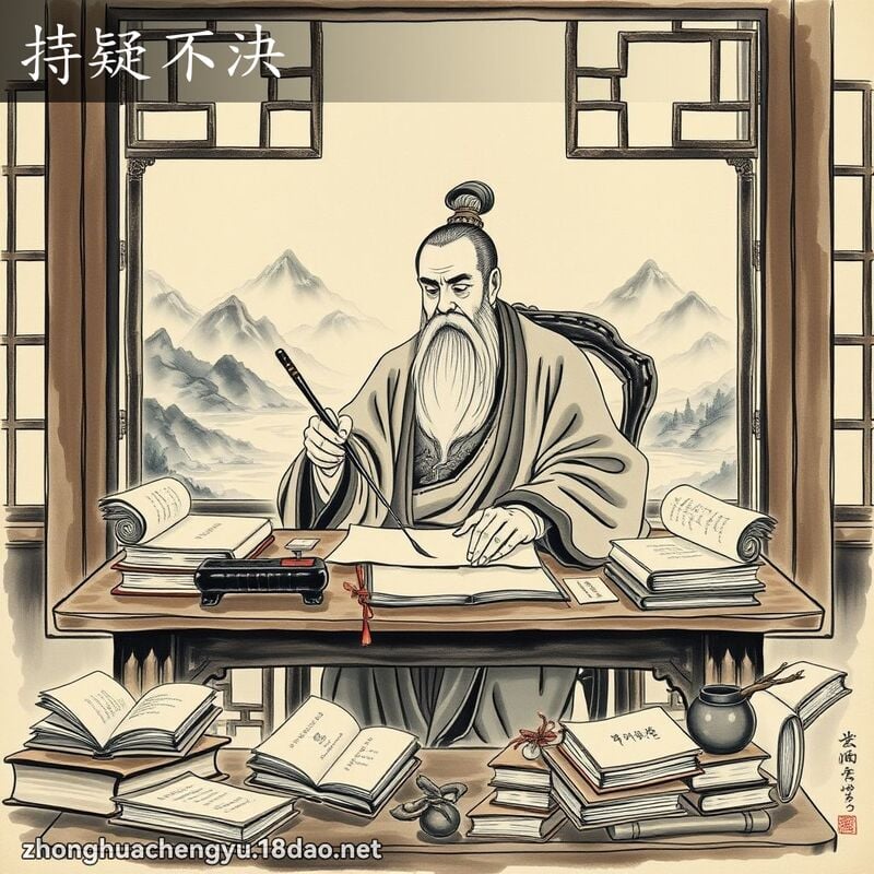 持疑不決 配图