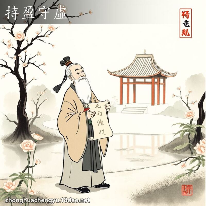 持盈守虛 配图