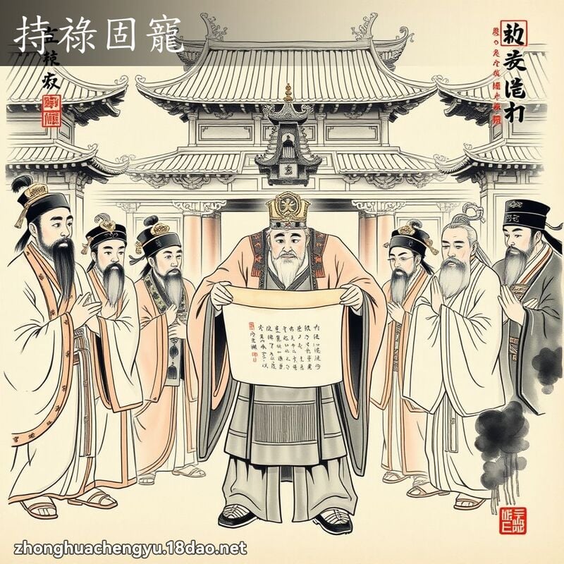 持祿固寵 配图