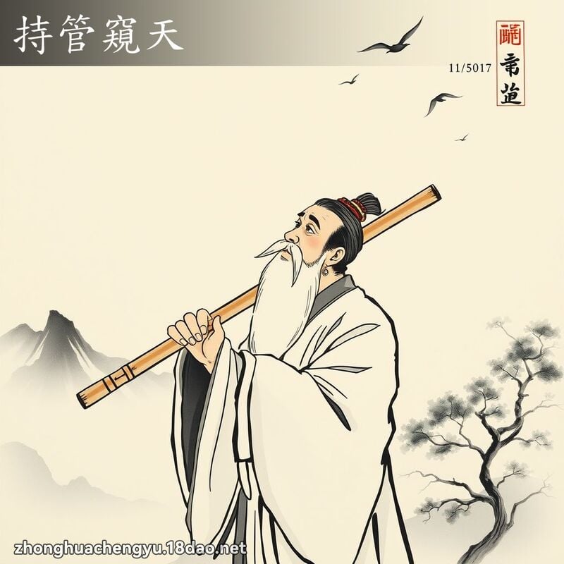 持管窺天 配图