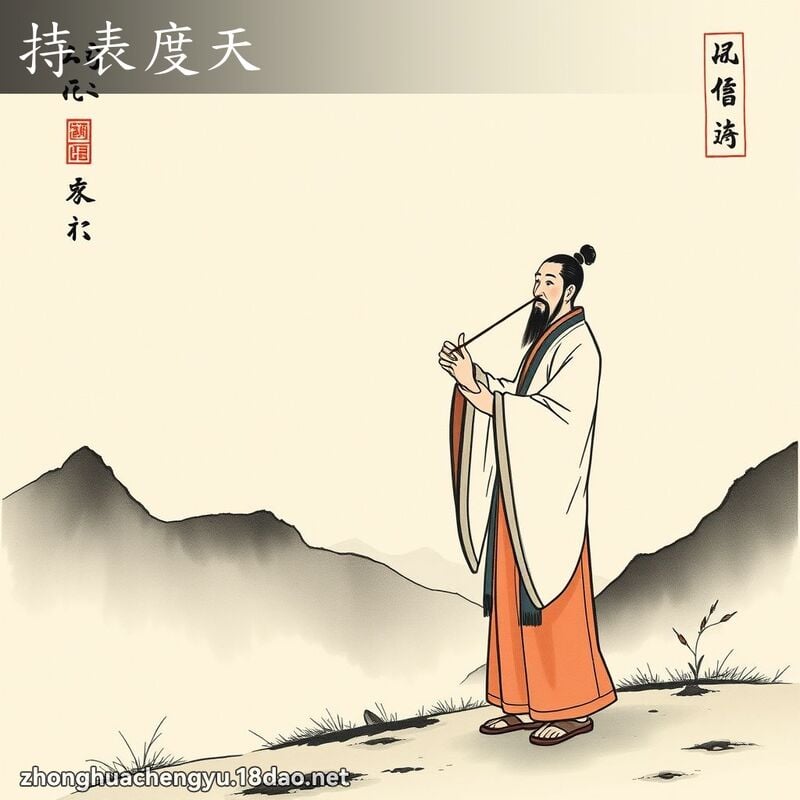 持表度天 配图