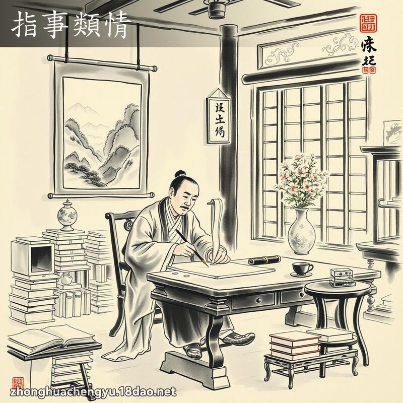 指事類情 配图