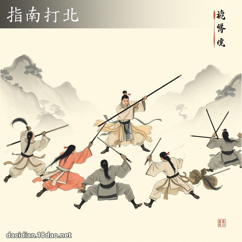 指南打北 - 中华成语配图