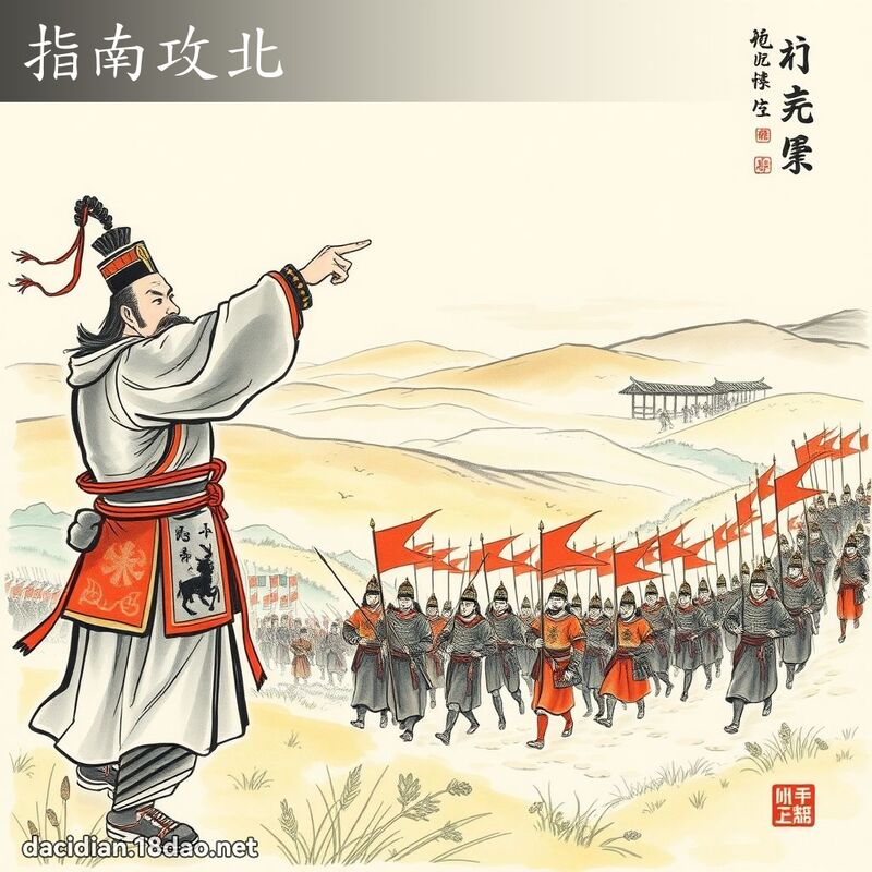 指南攻北 - 中华成语配图